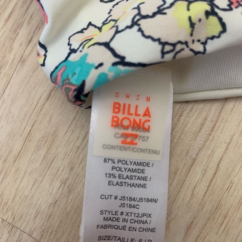 👙 NWT Swim Billabong Pixie Petal Crsscros Multi Size S - Picture 4 of 5